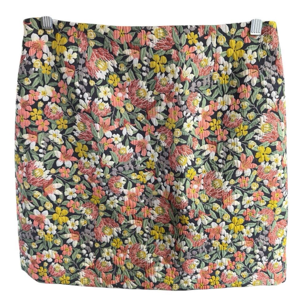 LOFT Floral Mini Skirt - Multicolor - Picture 2 of 6
